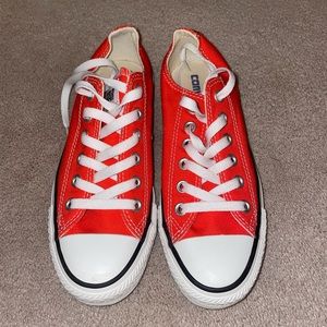 Bright Orangish Red Converse All-Star